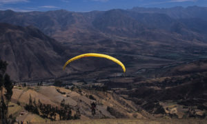 Parapente en el Callejón de Huaylas